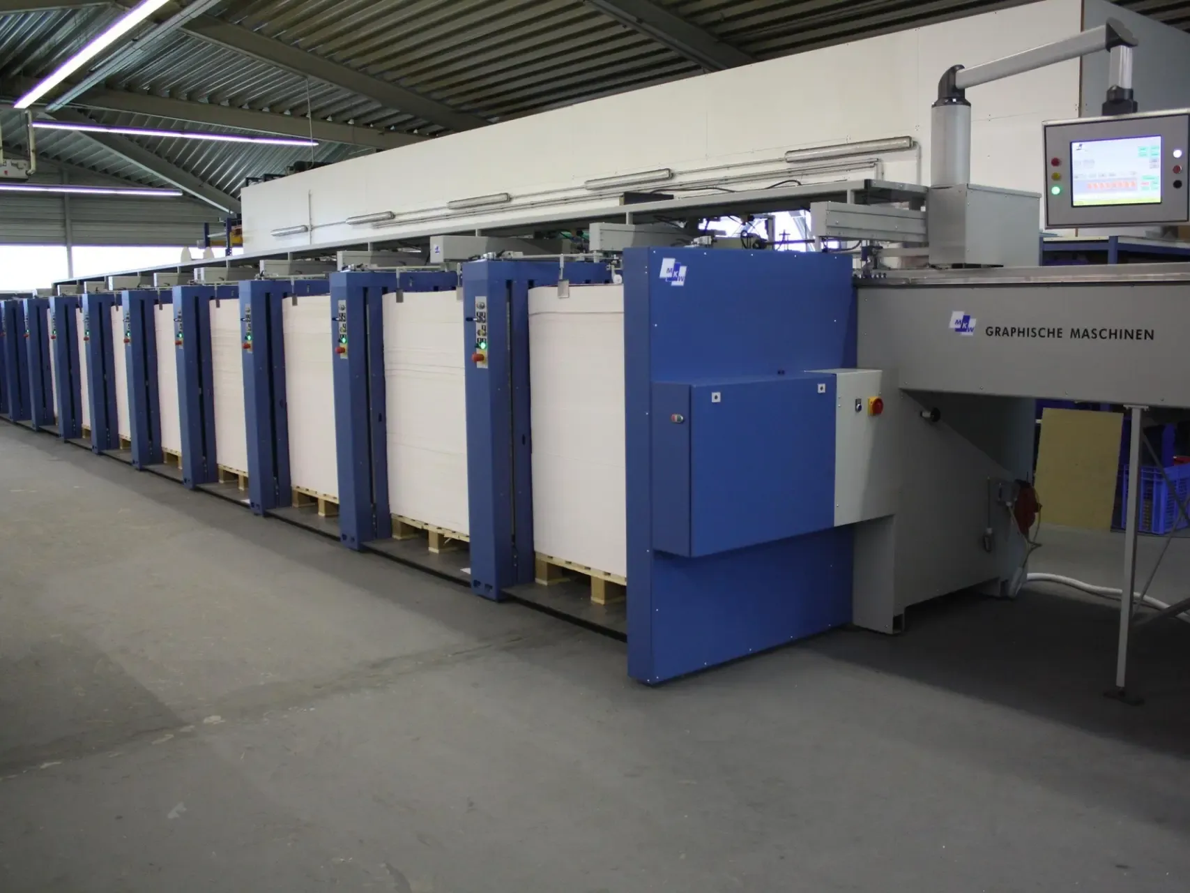 Custom-built collating machine