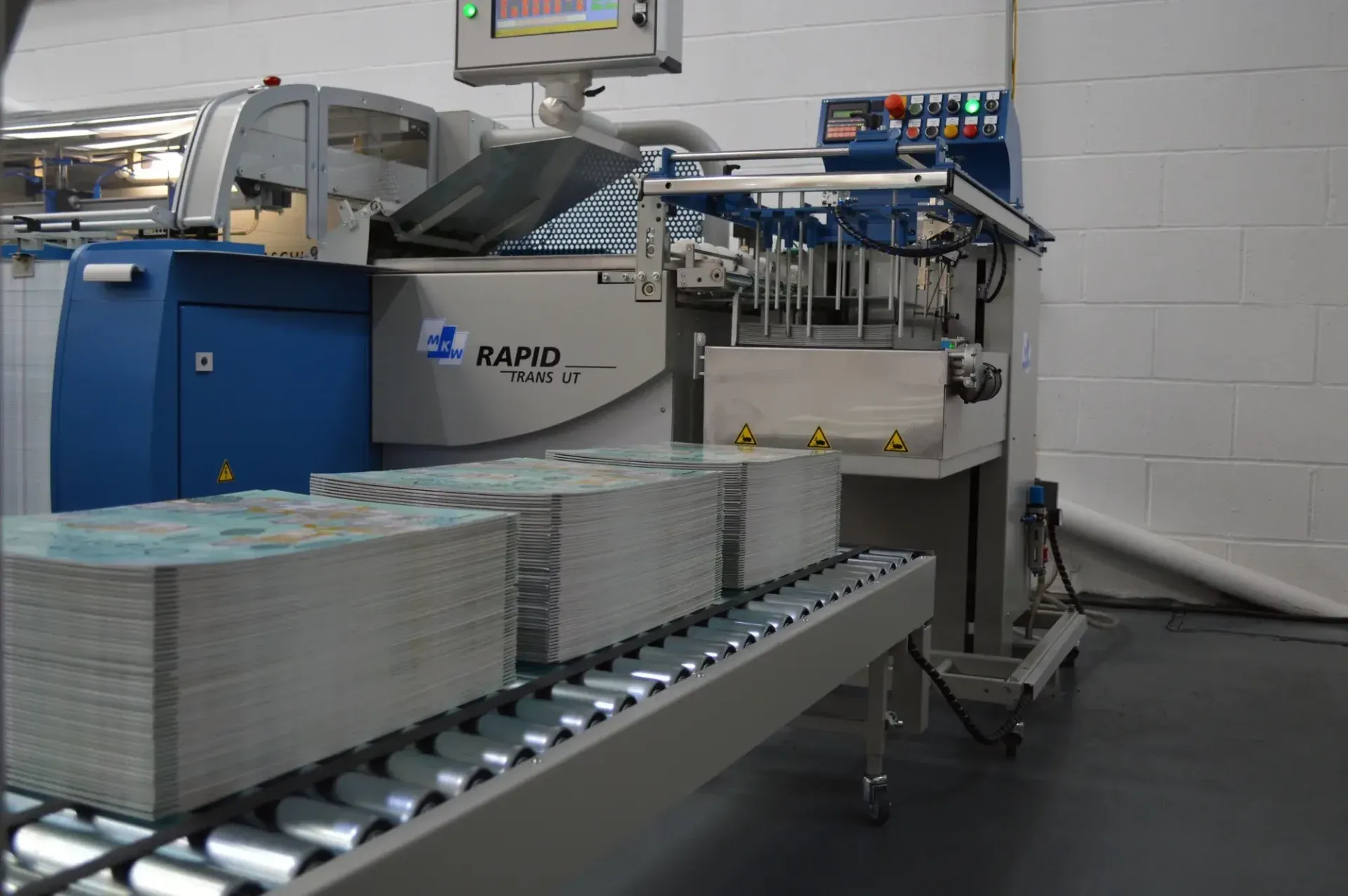 MKW collator with in-line finishing options