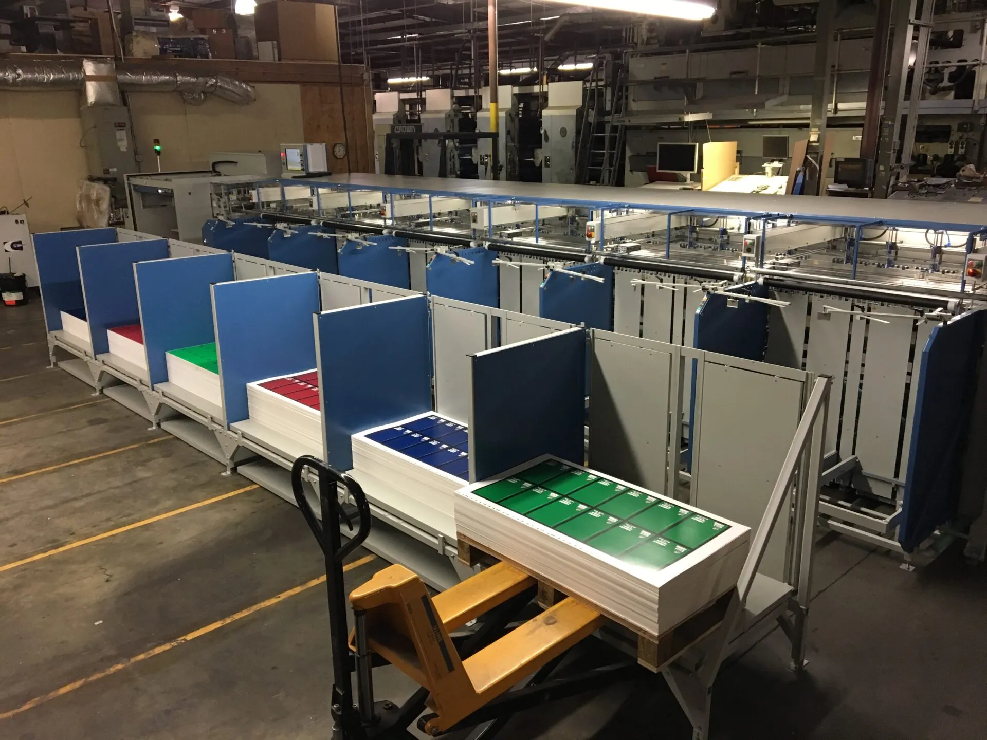 MKW 41.5" Full Sheet Collator with 6 Pockets - 2017