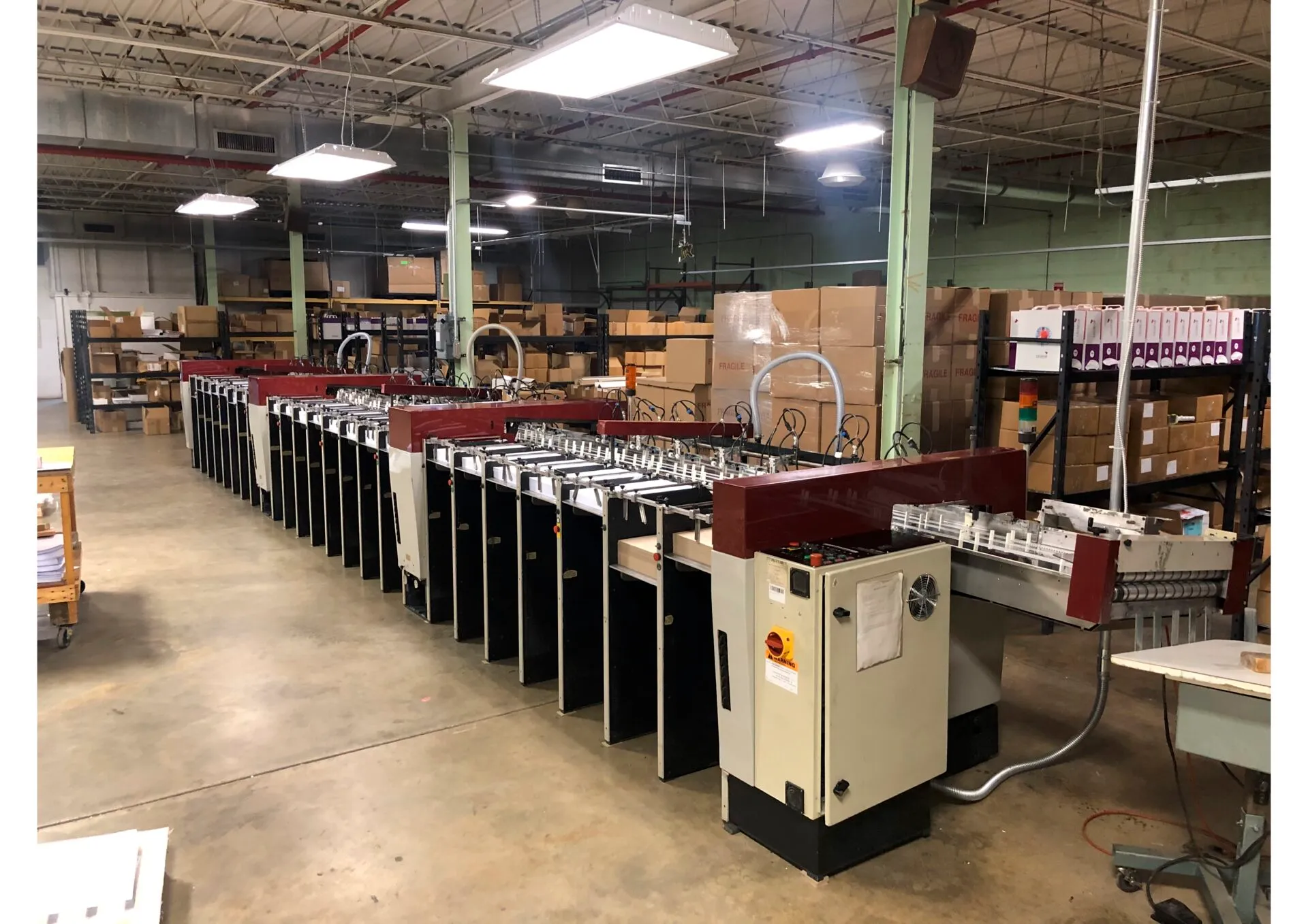 23 pocket Setmaster 20" Sheet Collator